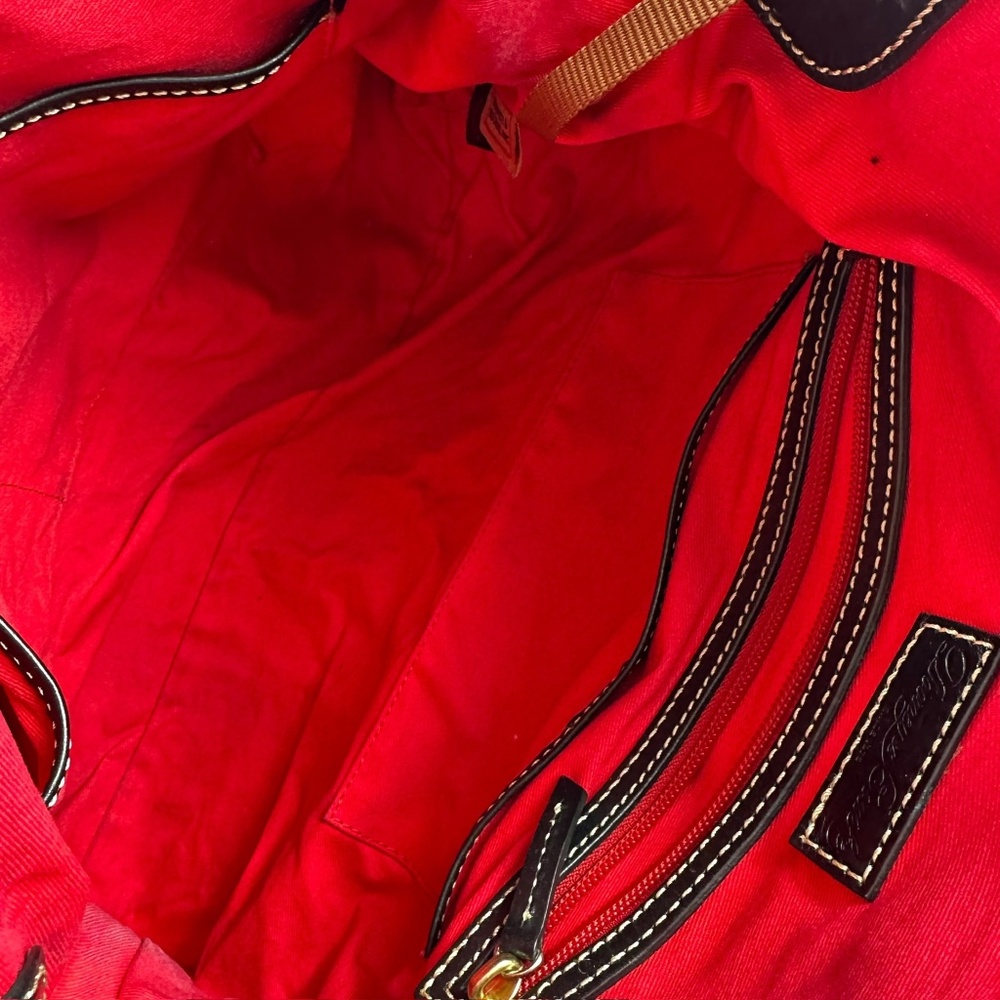 Genuine Dooney & Bourke Women's Black Leather Sorrento Satchel Bag Shoulder - Picture 10 of 13